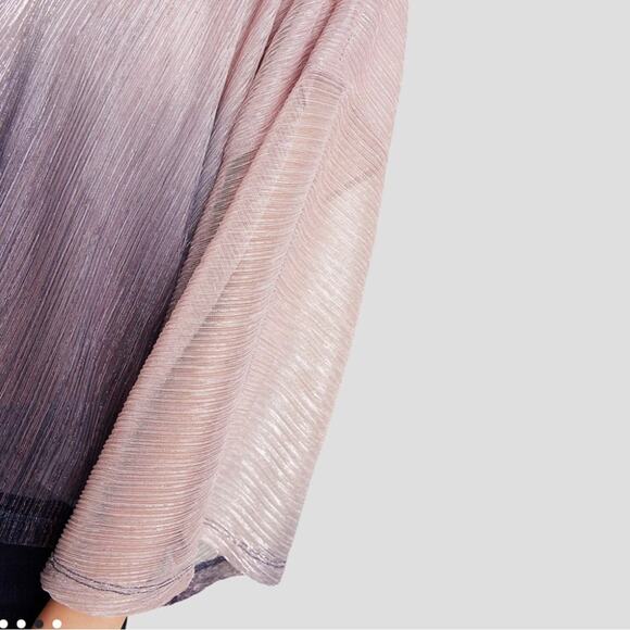 Anthropologie Serena Metallic Ombre Top Size XS LIKE NEW - Picture 3 of 8